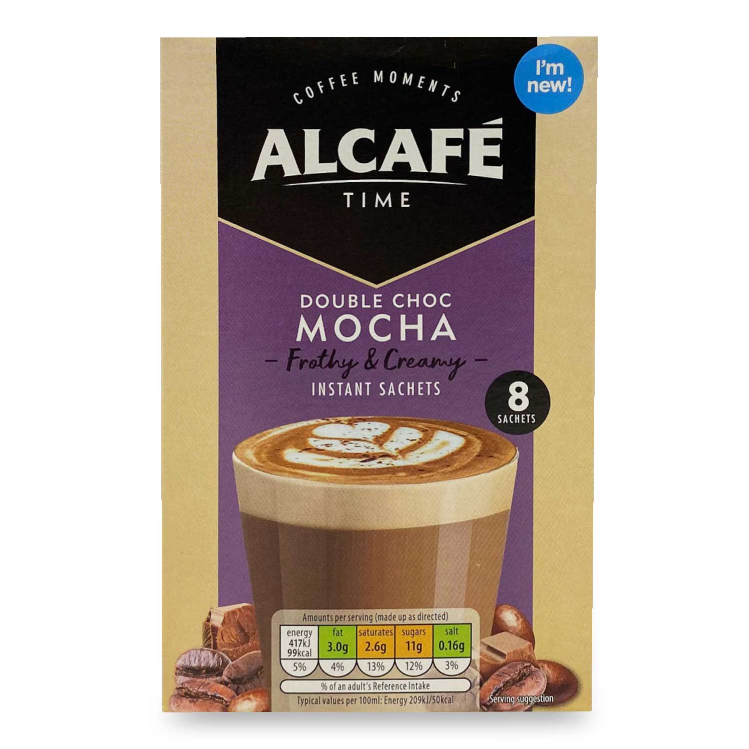 Double Choc Mocha 8x23g Alcafé